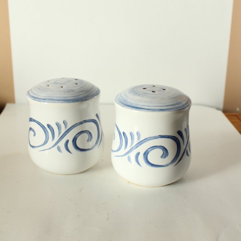 Corelle Oceanview/ Meditteraneo Pattern Salt & Pepper Set